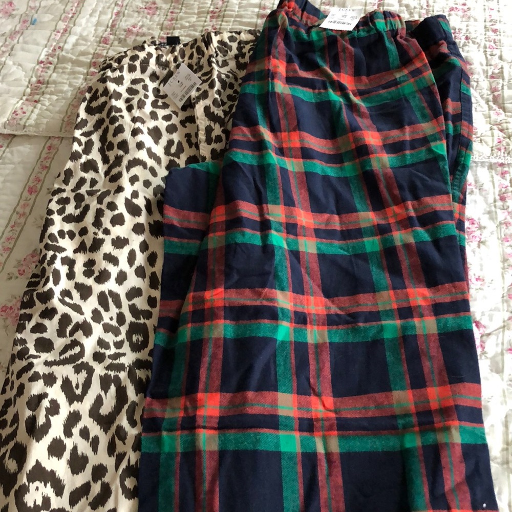 2 for 1 deal!!! J Crew PJ pants (NWT)